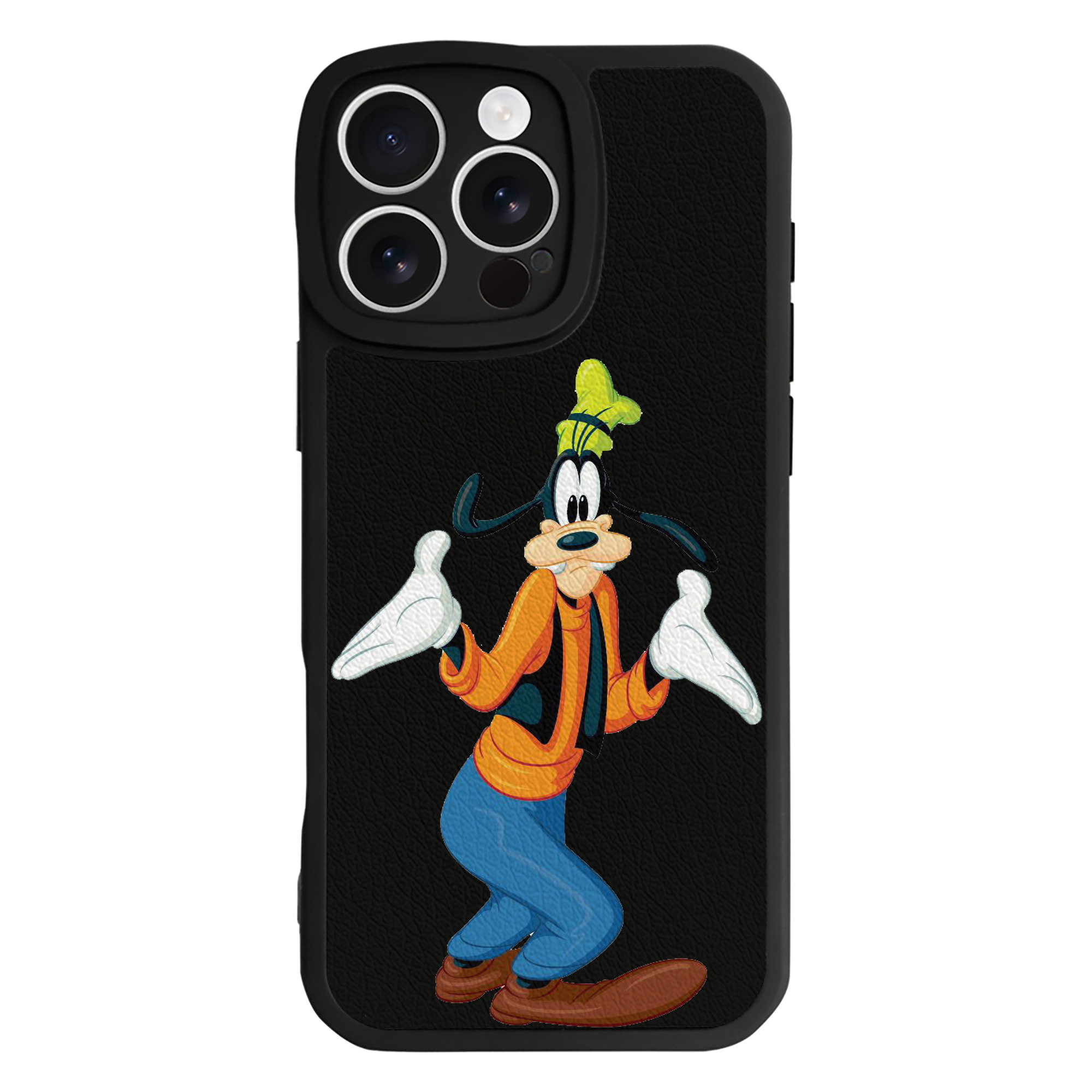 （画像用） ミッキーマウス Mickey Mouse 【iPhone 16シリーズ対応】シリコンスマホケース（レザー調） 材質：シリコン